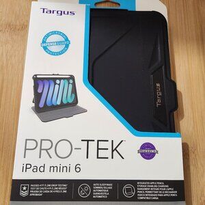 Targus Pro-Tek iPad Mini 6 Cover Black Antimicrobial Defense Guard Protection